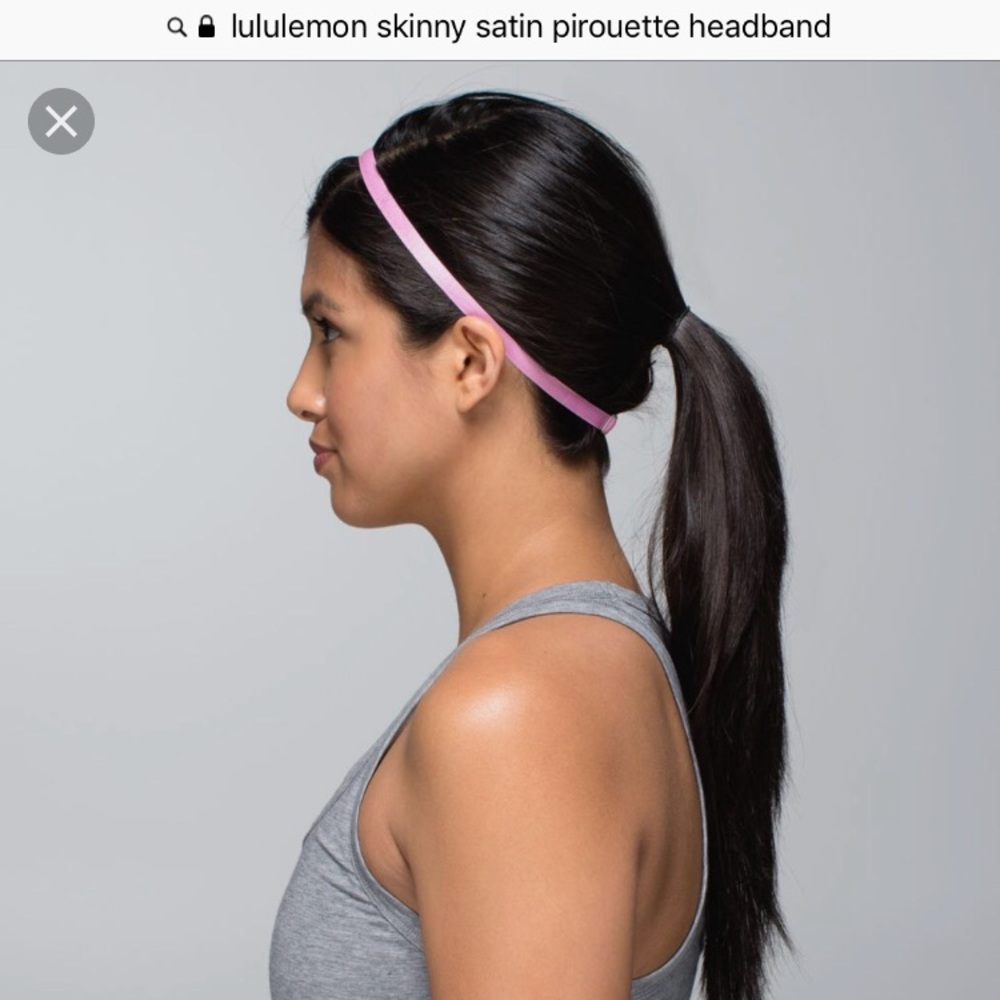 (3) Lululemon Skinniest Satin Pirouette Headbands